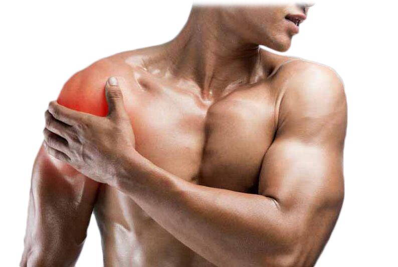 Muscle pain due to a sports injury